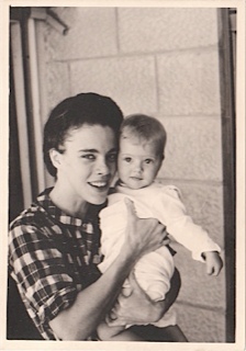 My mother, Jane, and me. Circa 1964.  Jerusalem, Israel.
